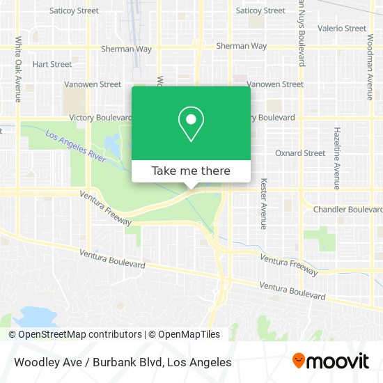 Mapa de Woodley Ave / Burbank Blvd