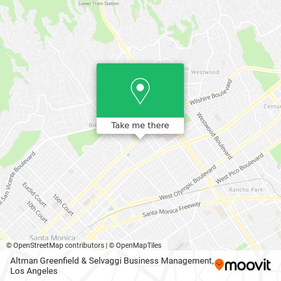 Mapa de Altman Greenfield & Selvaggi Business Management