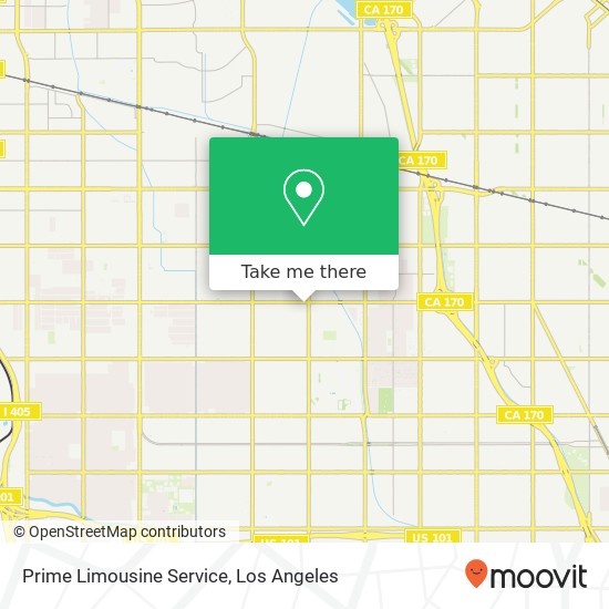 Mapa de Prime Limousine Service