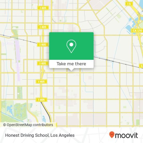Mapa de Honest Driving School