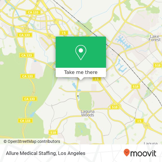 Mapa de Allure Medical Staffing