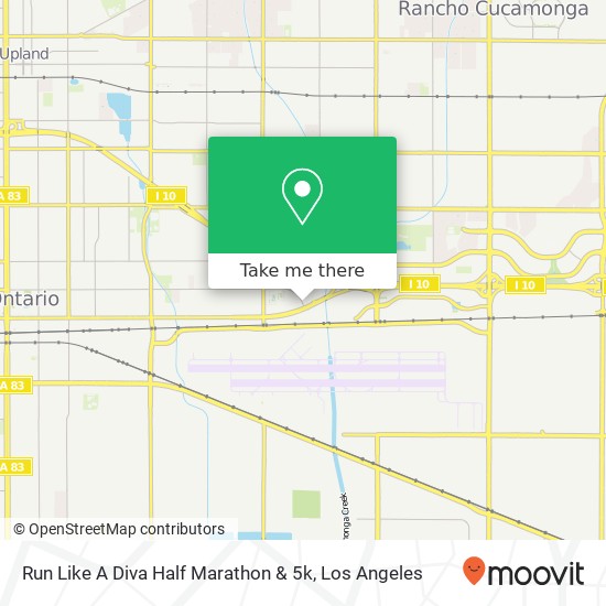 Mapa de Run Like A Diva Half Marathon & 5k