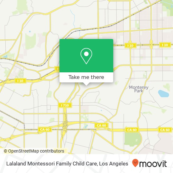 Lalaland Montessori Family Child Care map