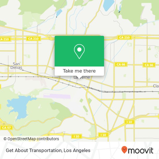 Get About Transportation map