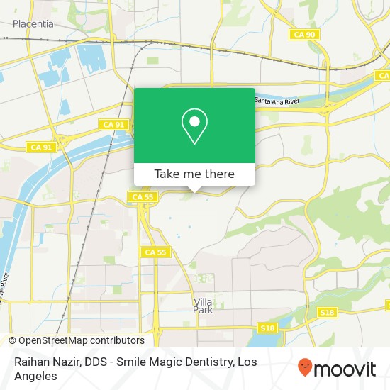 Mapa de Raihan Nazir, DDS - Smile Magic Dentistry