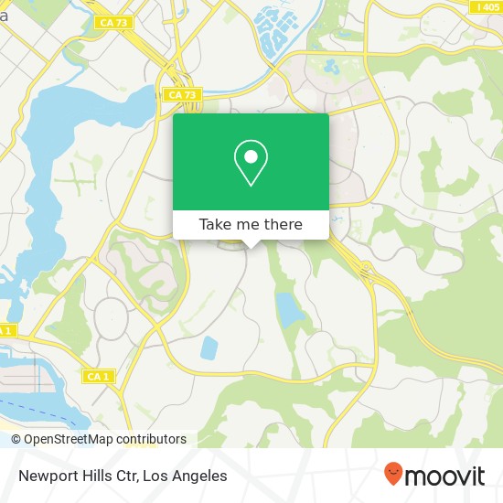Mapa de Newport Hills Ctr