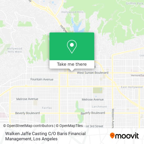 Walken Jaffe Casting C / O Baris Financial Management map