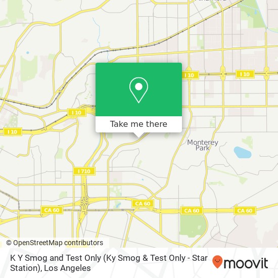 K Y Smog and Test Only (Ky Smog & Test Only - Star Station) map