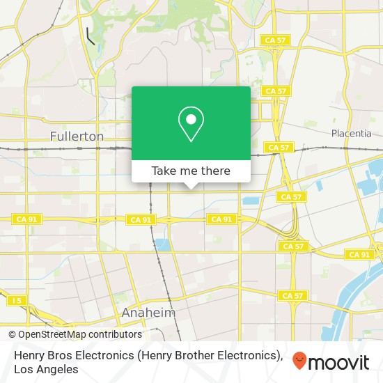 Mapa de Henry Bros Electronics (Henry Brother Electronics)