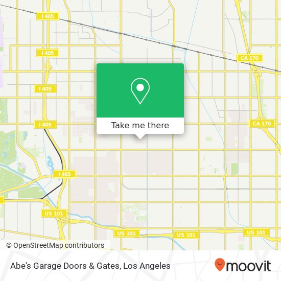 Mapa de Abe's Garage Doors & Gates