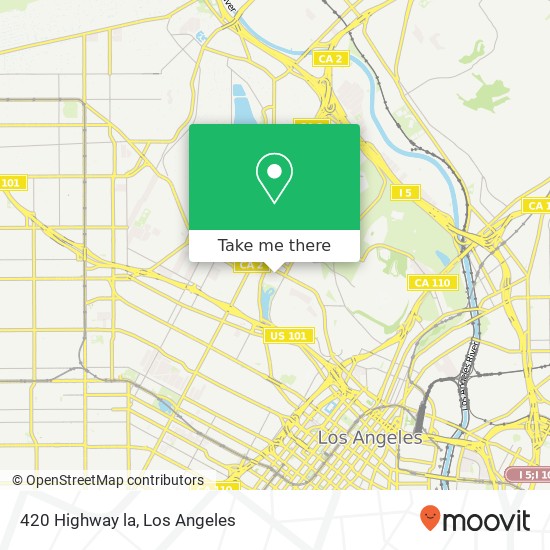 420 Highway la map