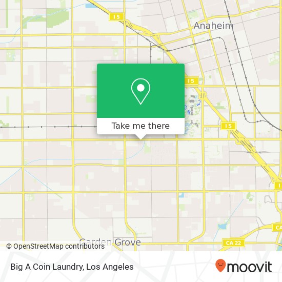 Mapa de Big A Coin Laundry