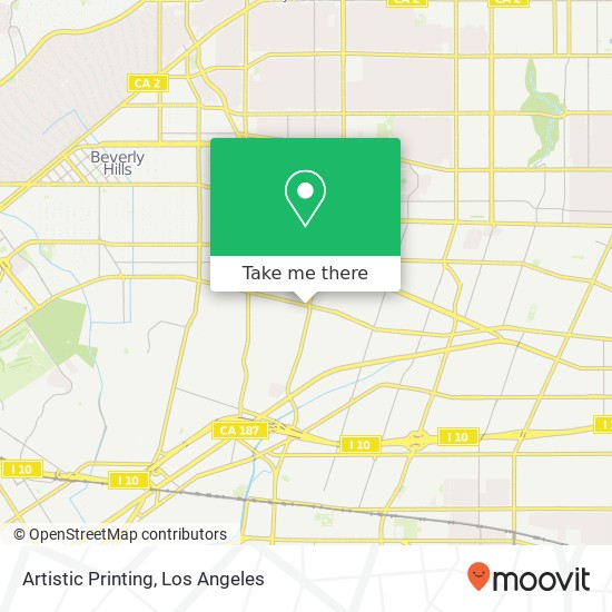 Mapa de Artistic Printing