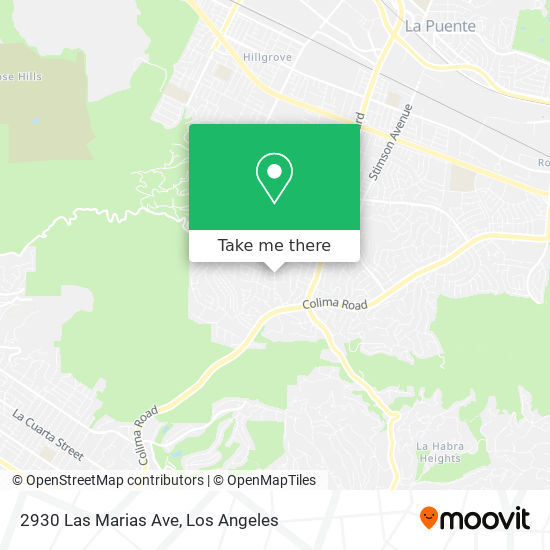 2930 Las Marias Ave map