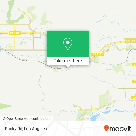 Rocky Rd map