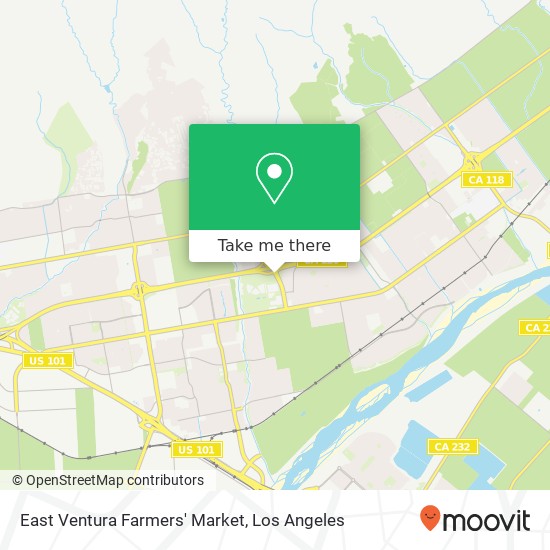 East Ventura Farmers' Market map