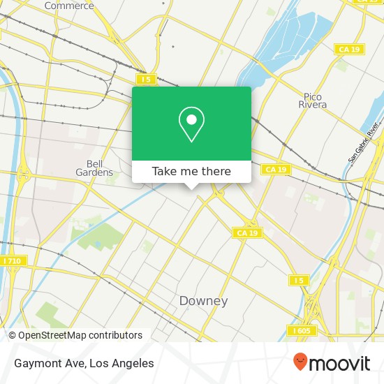 Mapa de Gaymont Ave
