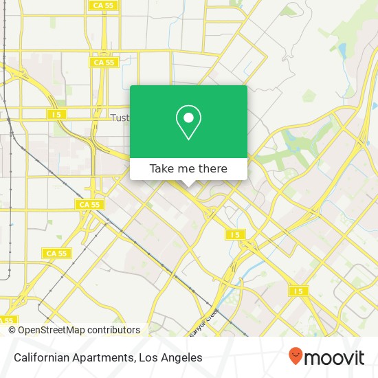 Mapa de Californian Apartments