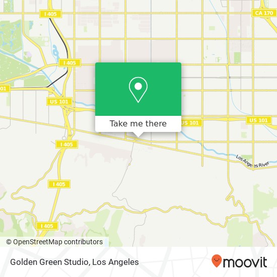 Golden Green Studio map