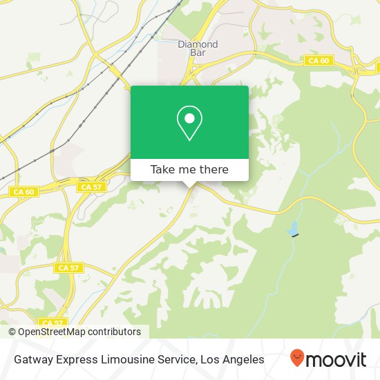Gatway Express Limousine Service map