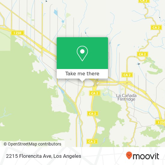 Mapa de 2215 Florencita Ave