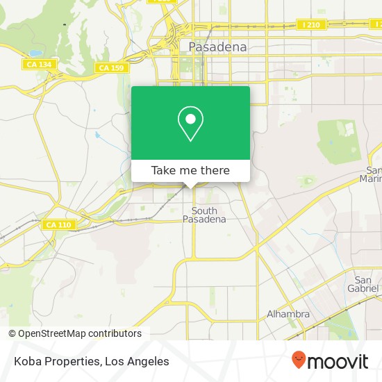 Koba Properties map