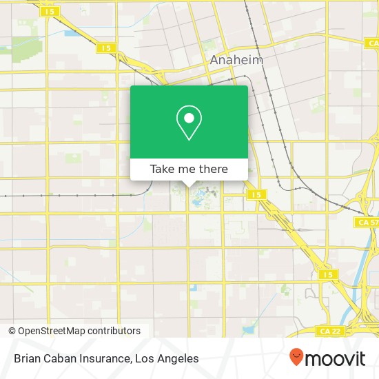 Mapa de Brian Caban Insurance