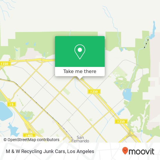 Mapa de M & W Recycling Junk Cars