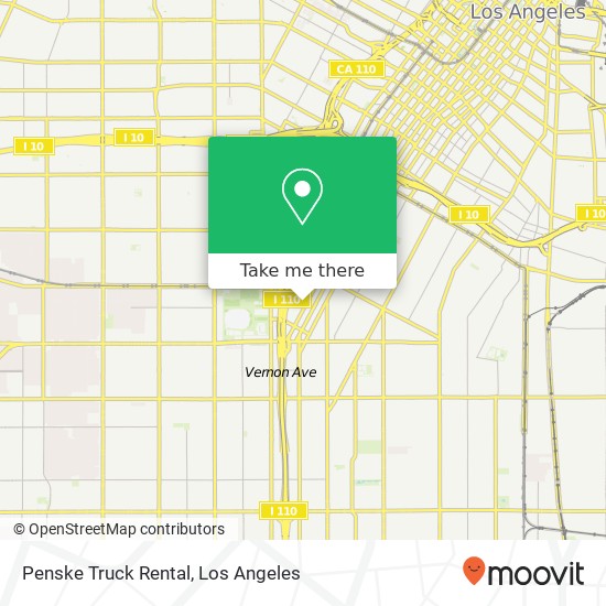 Penske Truck Rental map