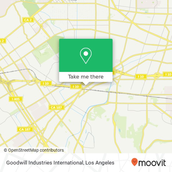 Mapa de Goodwill Industries International