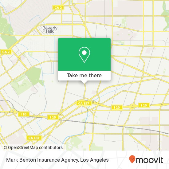 Mark Benton Insurance Agency map