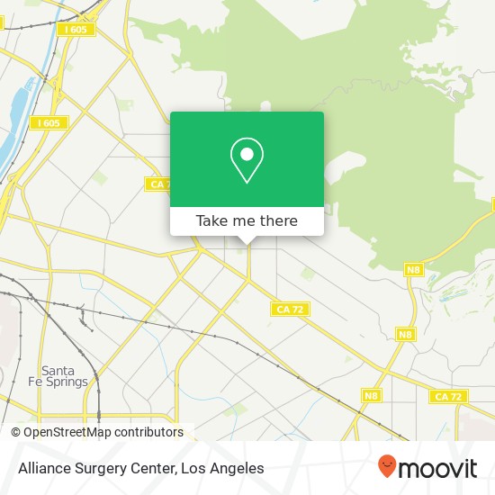 Alliance Surgery Center map
