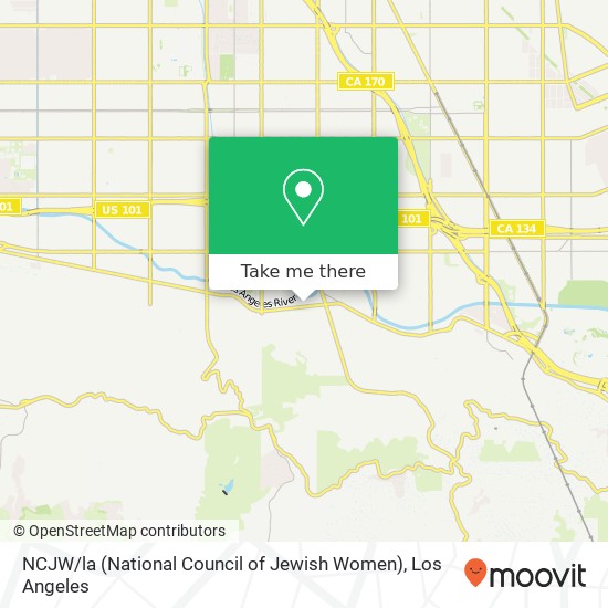 NCJW / la (National Council of Jewish Women) map