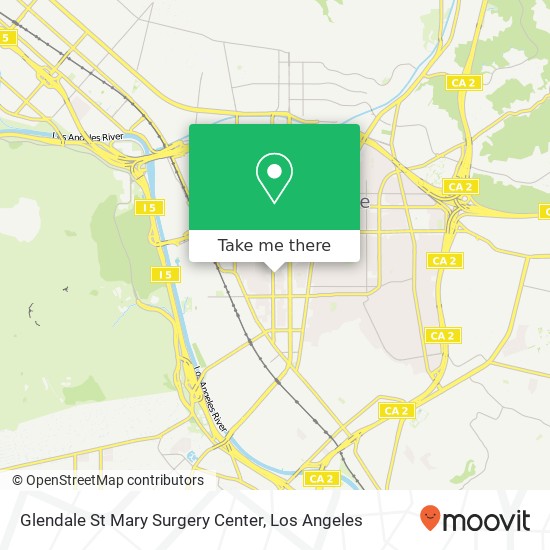 Mapa de Glendale St Mary Surgery Center