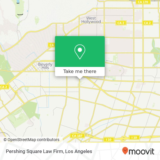 Pershing Square Law Firm map