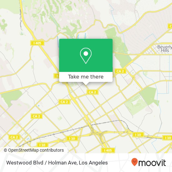 Mapa de Westwood Blvd / Holman Ave