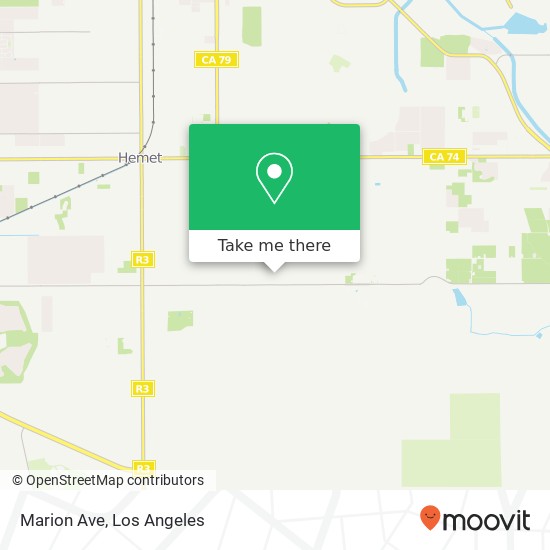 Mapa de Marion Ave