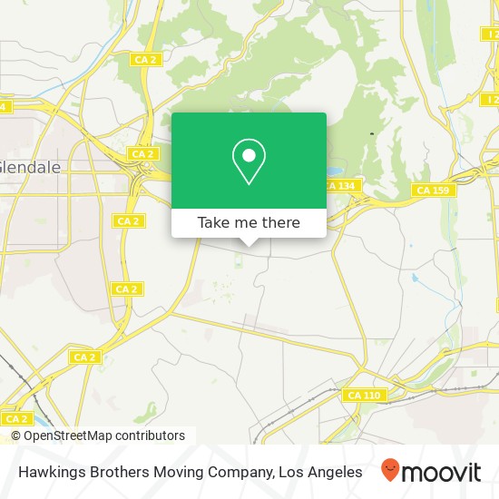 Hawkings Brothers Moving Company map