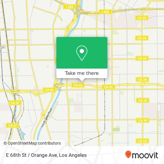 Mapa de E 68th St / Orange Ave