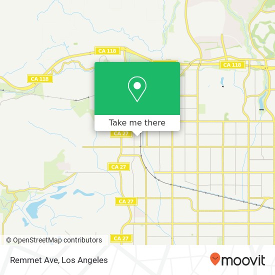 Mapa de Remmet Ave