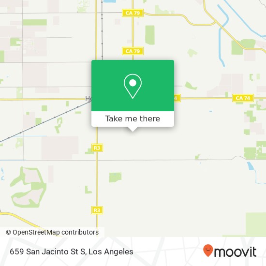 659 San Jacinto St S map