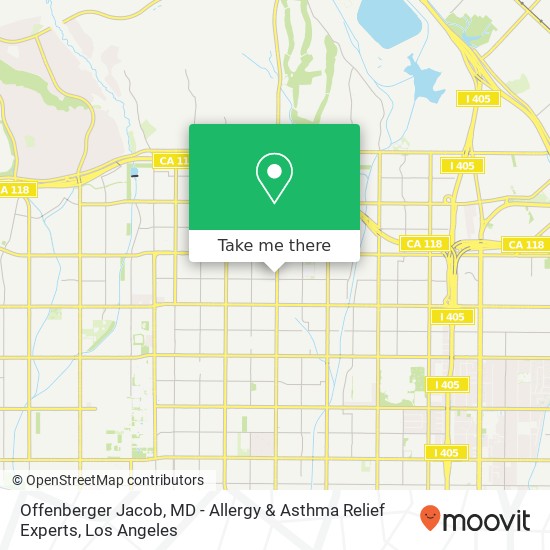 Offenberger Jacob, MD - Allergy & Asthma Relief Experts map