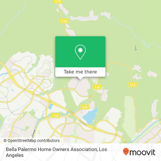 Bella Palermo Home Owners Association map