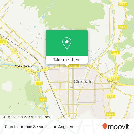 Ciba Insurance Services map