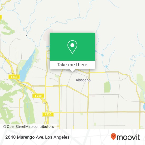 2640 Marengo Ave map