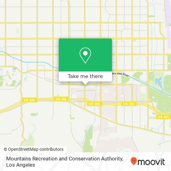 Mountains Recreation and Conservation Authority map