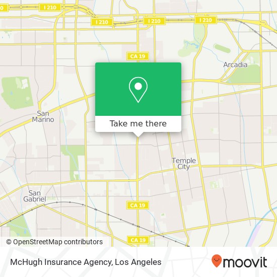 McHugh Insurance Agency map