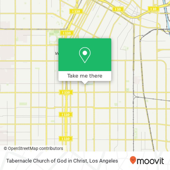 Tabernacle Church of God in Christ map