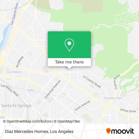 Mapa de Diaz Mercedes Homes