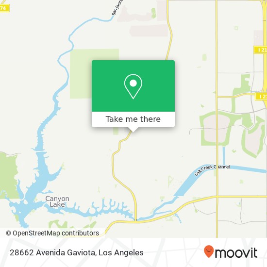 Mapa de 28662 Avenida Gaviota